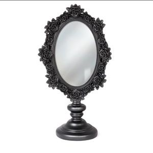 Alchemy Gothic Black Rose Dressing Table Mirror NWT black